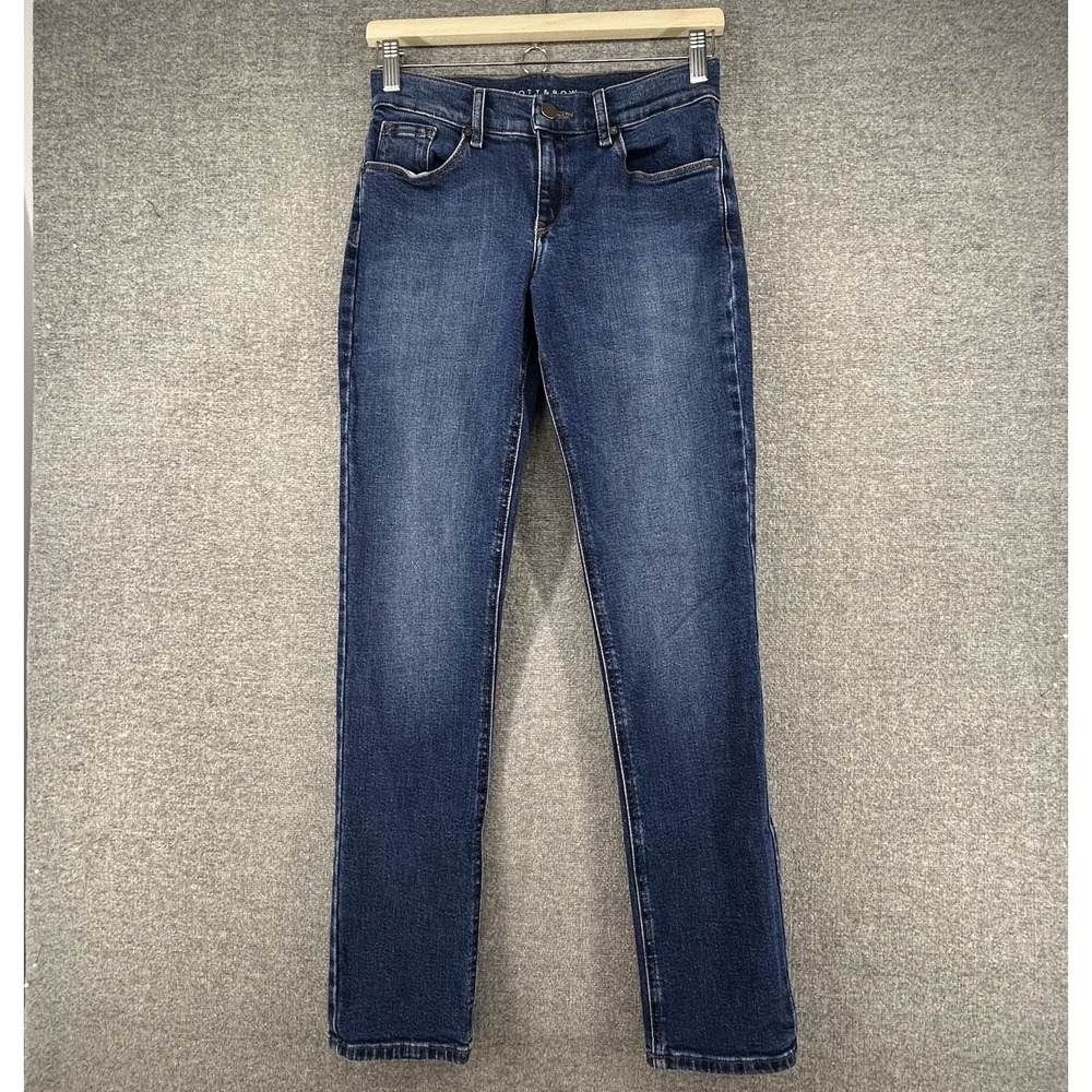 Mott & Bow Boyfriend Jeans Women Size 25x30 Blue Denim Organic Cotton Casual